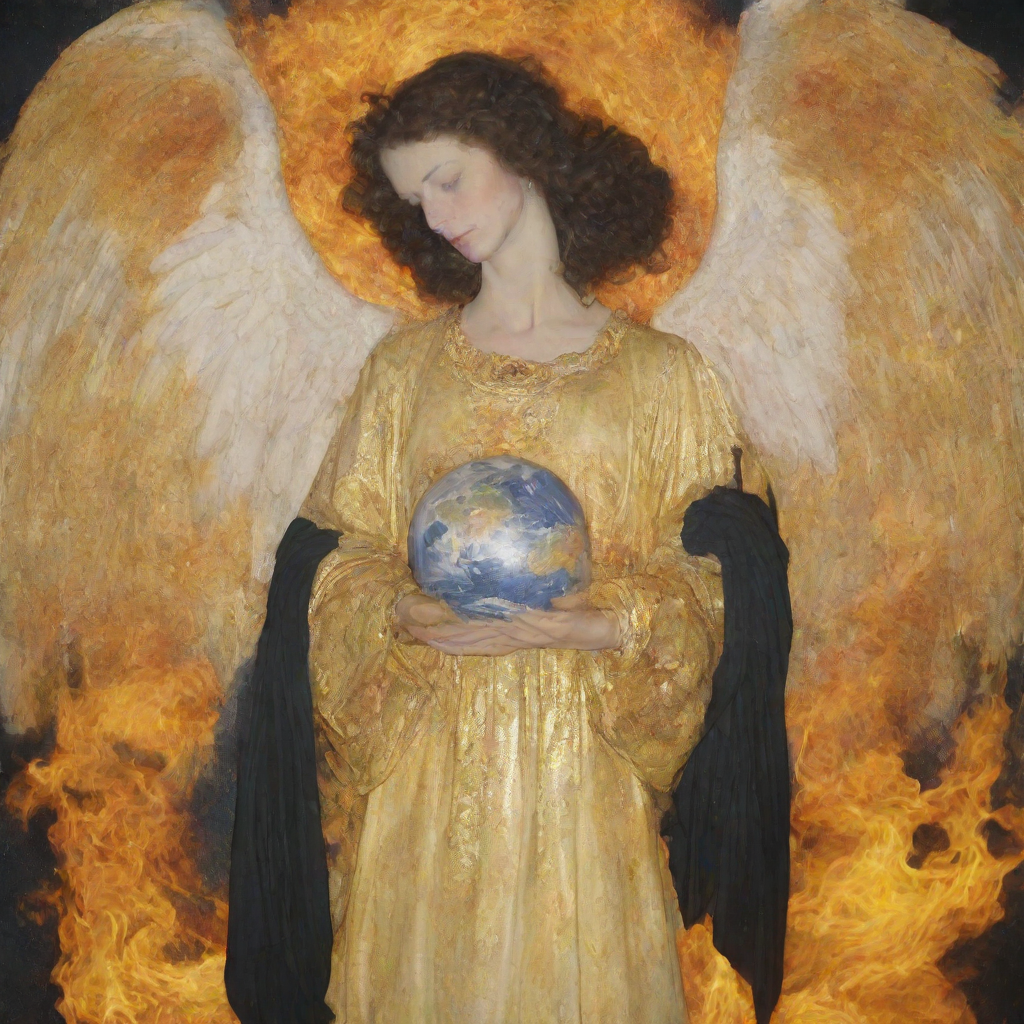 Angel Burning Planet