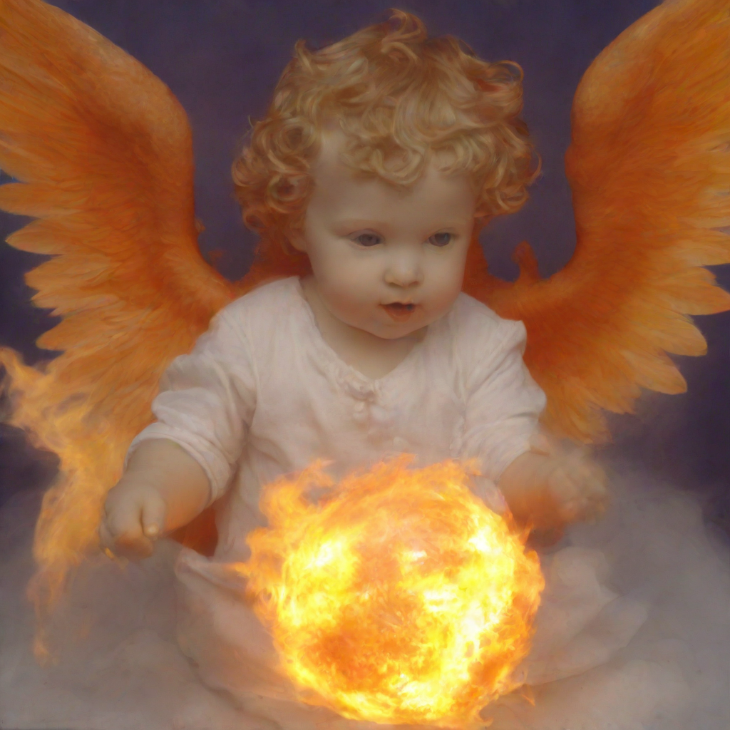 Cherub Burning Planet